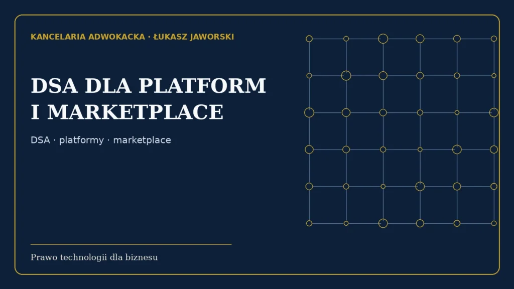 Dsa Dla Platform I Marketplace — poradnik prawny dla firm