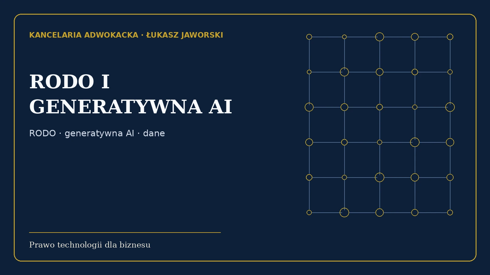 Rodo I Generatywna Ai — poradnik prawny dla firm