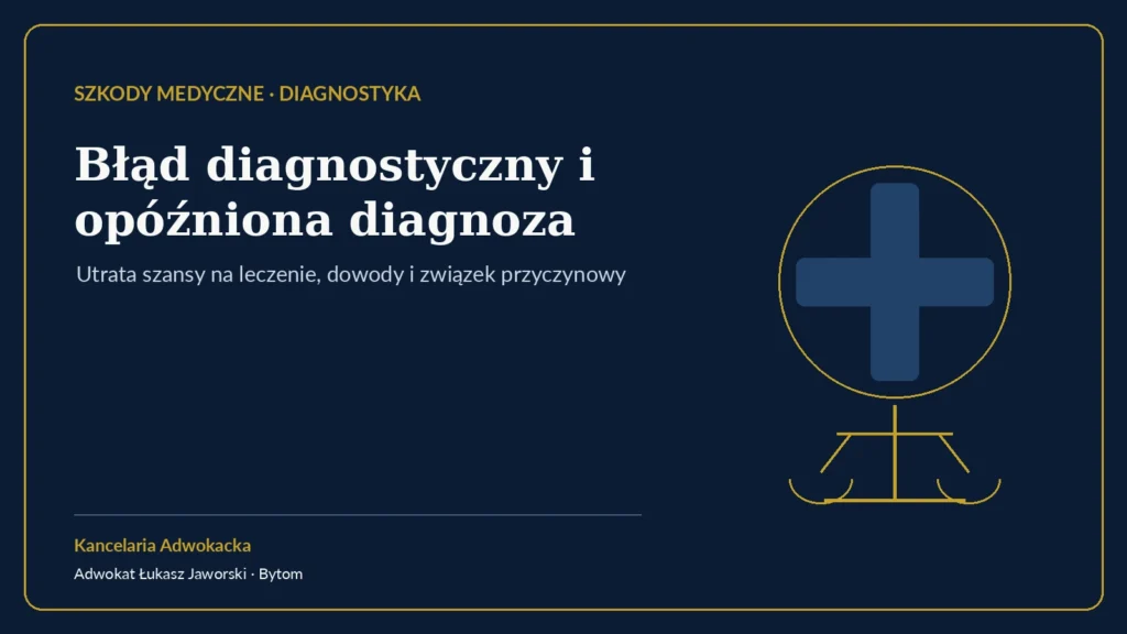 Błąd diagnostyczny i opóźniona diagnoza – Kancelaria Adwokacka adw. Łukasz Jaworski